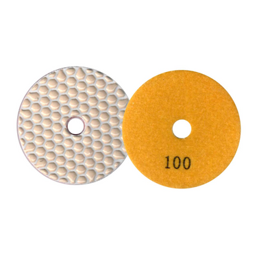 4" Z White Resin Dry Polishing Pads