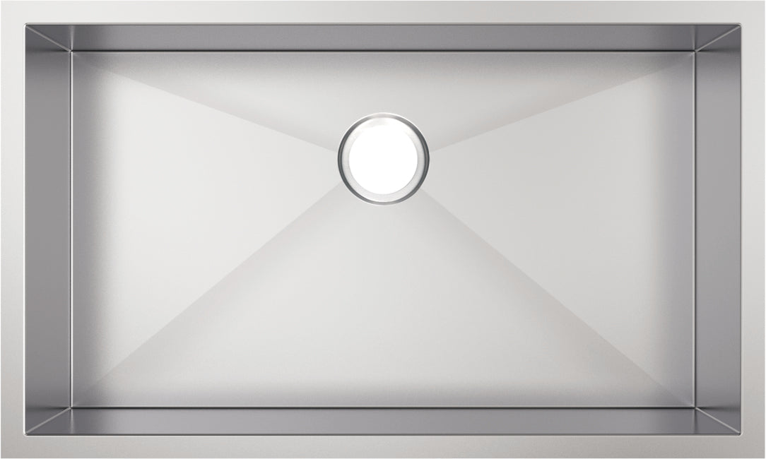Hand Made Stainless Sink 30" X 18" R0