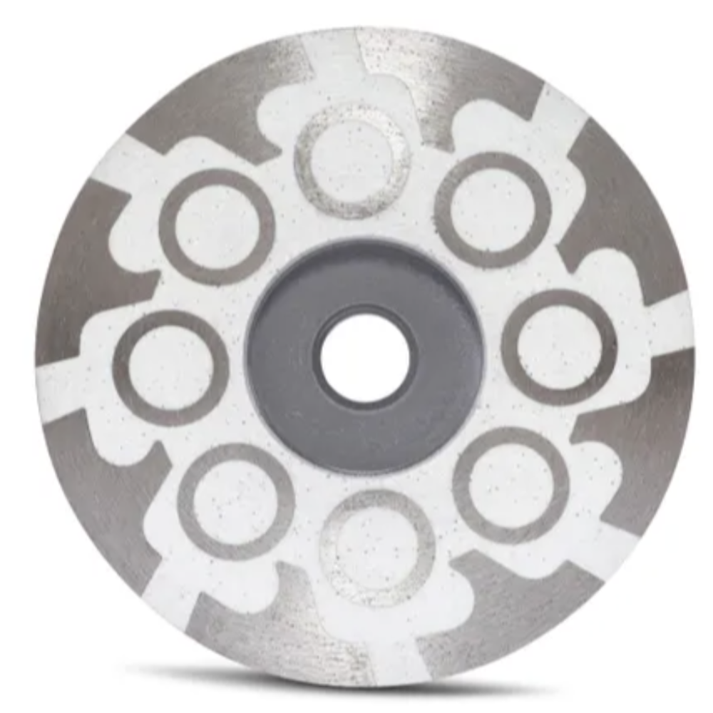 Platinum Resin Filled Cup Wheel 4" 5/8"-11 Thread Fine