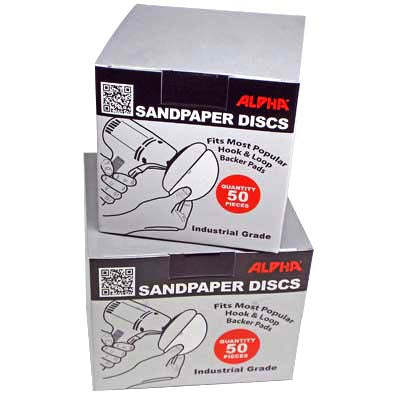 Alpha Velcro Sandpaper Discs