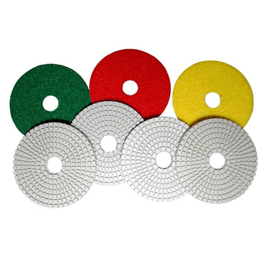 4" Corea Pro White Polishing Pad